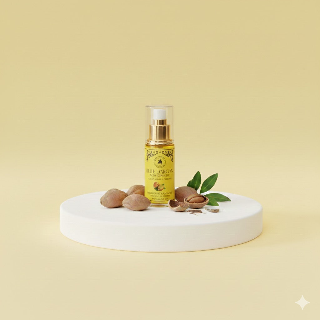 Huile d’Argan aux Feuilles d’Or